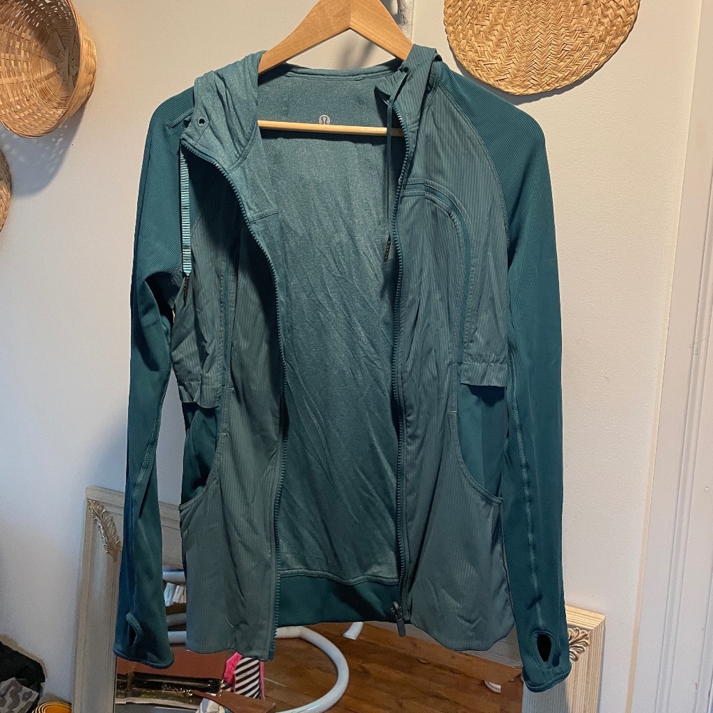Teal Lululemon Zip Up
